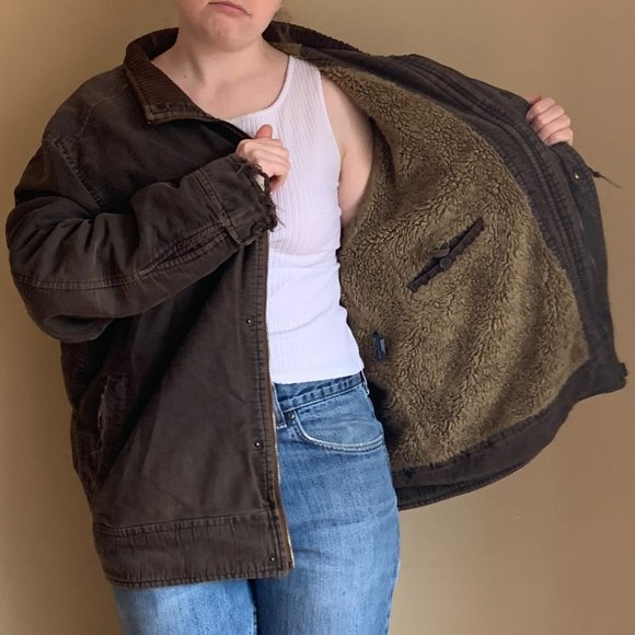 Oversized Brown Jacket - Picture 5 of 9